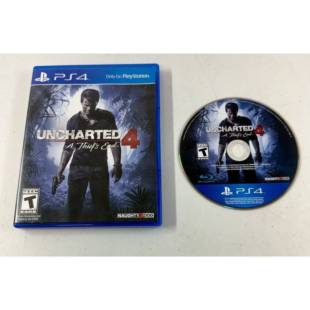 Uncharted 4: A Thirds End (PlayStation 4, PS4) Complete w/ Manual